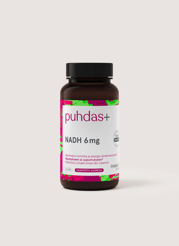 Puhdas+ Vahva NADH 6 mg 50 vegekaps